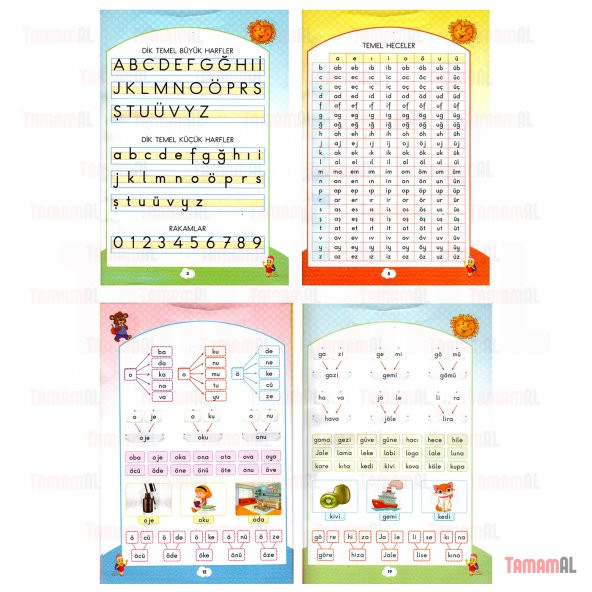 HECE KİTABI (ilk okul 1.sınıflar için) Okumayı öğrenme ilk okuma - 4
