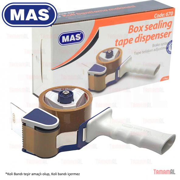 MAS Marka (KALİTELİ) KOLİ BANT MAKİNESİ 40 ve 100 Metre için - 3