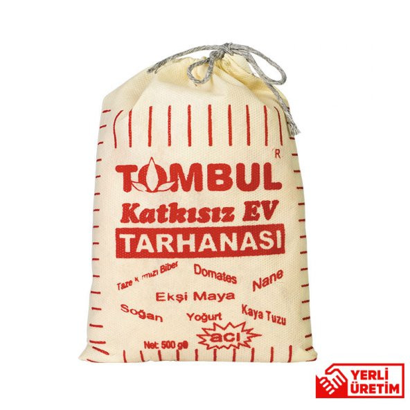 Tombul Katkısız Ev Tarhanası Acılı 500 Gr