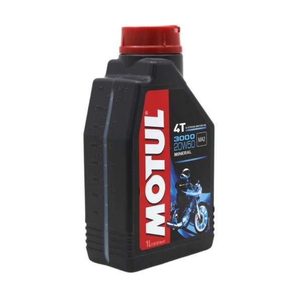Motul 3000 20W-50 4T 1 Lt 4 Zamanlı Motosiklet Motor Yağı (4 Adet) - 2