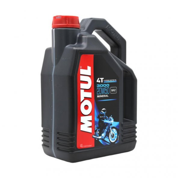 Motul 3000 20W-50 4T 4 Lt 4 Zamanlı Motosiklet Motor Yağı (2 Adet) - 2