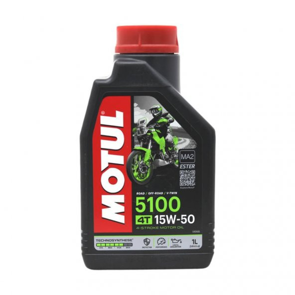 Motul 5100 15W-50 4T 1 Lt 4 Zamanlı Motosiklet Motor Yağı