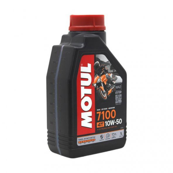 Motul 7100 4T 10W-50 1 Lt 4 Zamanlı Motosiklet Motor Yağı (2 Adet) - 2