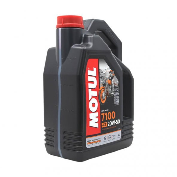 Motul 7100 4T 20W-50 4 Lt 4 Zamanlı Motosiklet Motor Yağı - 2