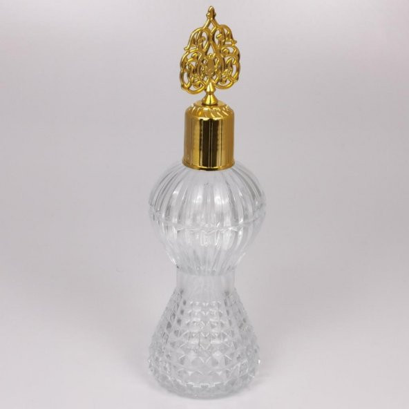 Cam Kolonya Şişesi Altın