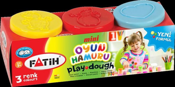 Fatih Mini Oyun Hamuru 3 Renk
