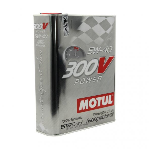 Motul 300V Power 5W-40 2 Lt Tam Sentetik Yarış Motor Yağı - 2