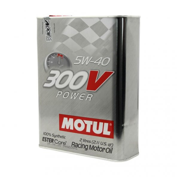 Motul 300V Power 5W-40 2 Lt Tam Sentetik Yarış Motor Yağı - 3
