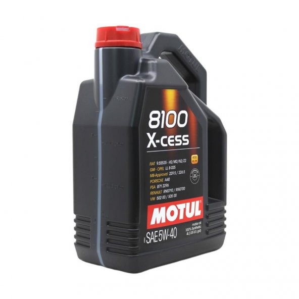 Motul 8100 X-cess 5W-40 4 Lt Tam Sentetik Motor Yağı - 2