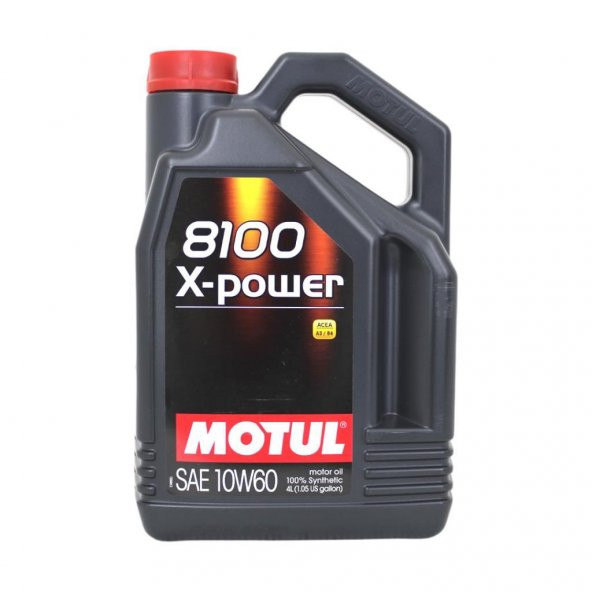 Motul 8100 X-Power 10W-60 4 Lt Tam Sentetik Motor Yağı