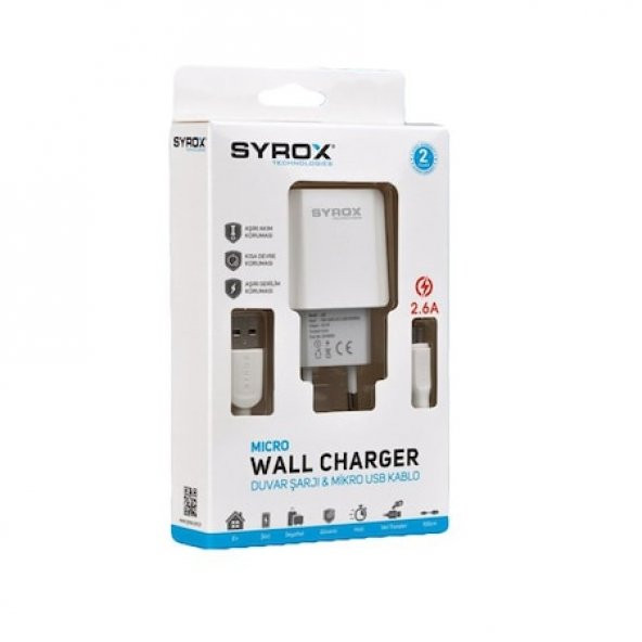 Syrox Samsung 2.6 MaH Hızlı Şarj Cihazı Yeni SYX-J47