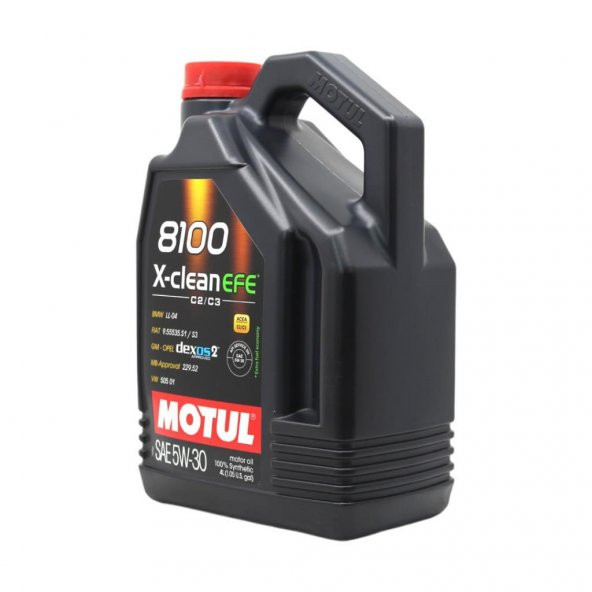 Motul 8100 X-Clean Efe 5W-30 4 Lt Tam Sentetik Motor Yağı - Resim 3