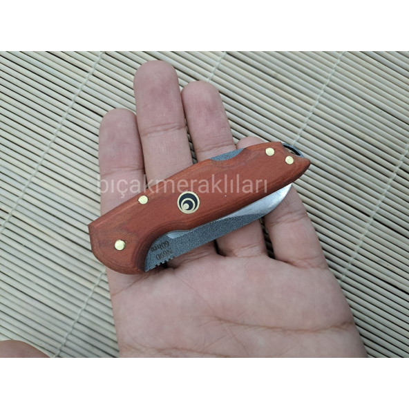 El İşçiliği Çakı N690 Çelik 15cm Açık Uzunluk Küçük Çakı - 8