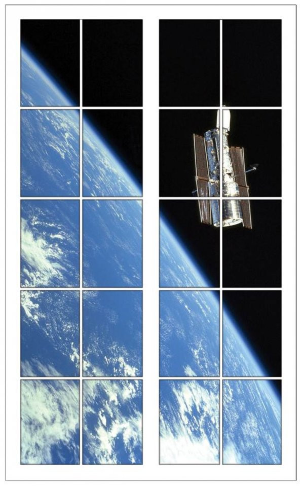 Pencere, Atmosfer, Uydu, Uzay Duvar Sticker