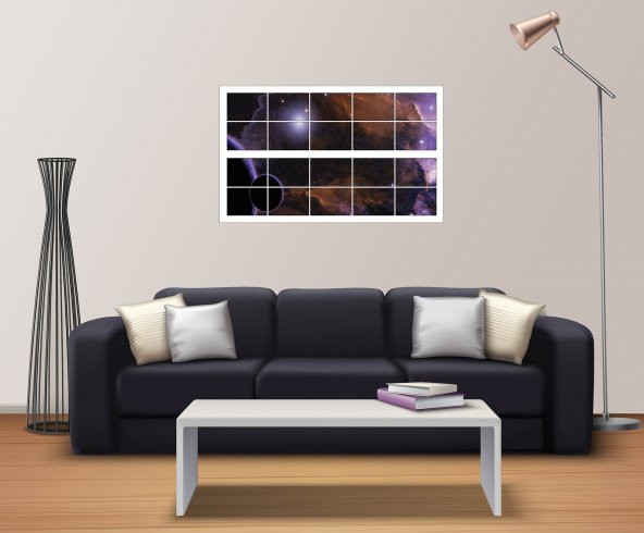 Pencere, Uzay Boşluğu, Yıldızlar Duvar Sticker - 2