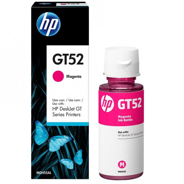 HP M0H55AE (GT52) MACENTA ŞİŞE MUREKKEP KARTUSU 8.000 SAYFA