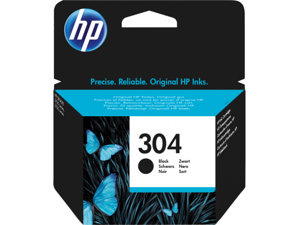 HP N9K06AE (304) SIYAH MUREKKEP KARTUSU 120 SAYFA