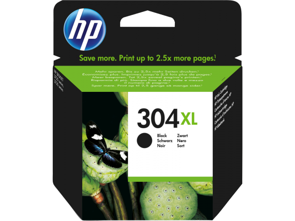 HP N9K08AE (304XL) SİYAH MUREKKEP KARTUSU