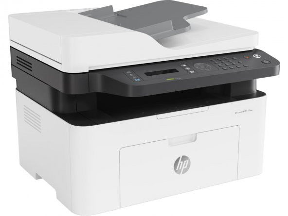 Hp Laser Mfp 137Fnw Wi-Fi Faks " Fotokopi " Tarayıcı " Lazer Yazıcı 4Zb84a - 3