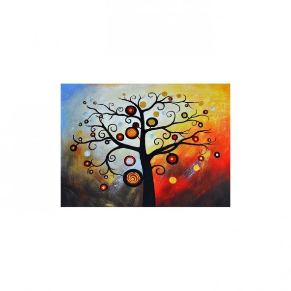 Abstrackt Tree-2 Kanvas Tablo 50X70 Cm