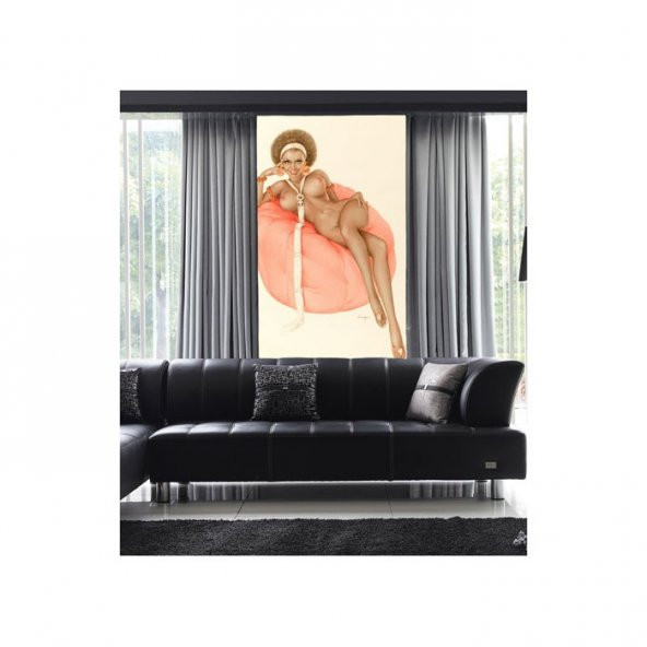 Zenci Kız 89x140 cm Duvar Resmi