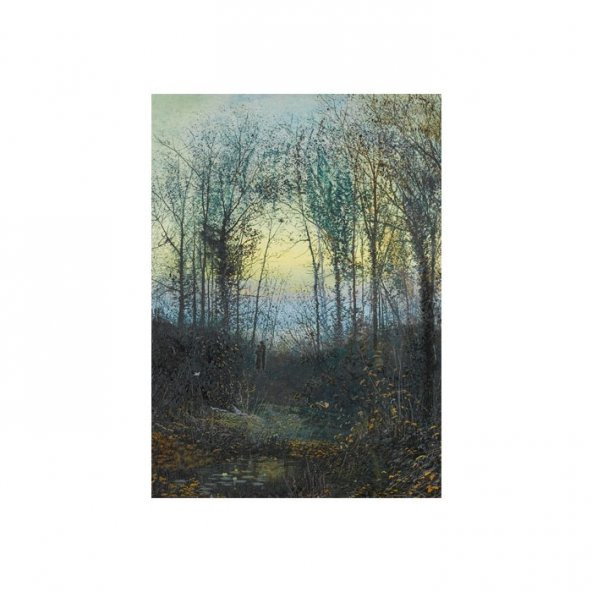 Lovers in a Woodland Clearing 50x70 cm