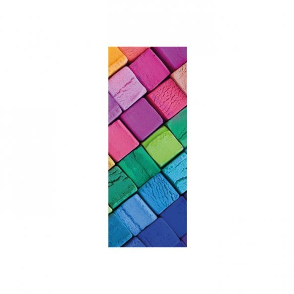 Renkli Mozaik Buzdolabı Sticker