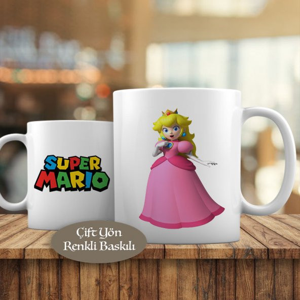 Süper Mario Prenses Peach Kupa Bardak Hediyelik-5ab4a49b6