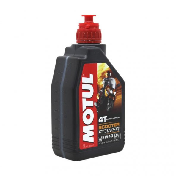 Motul Scooter Power 5W-40 MA 4T 1 Lt 4 Zamanlı Motor Yağı (6 Adet) - 2