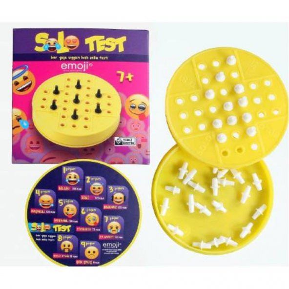 4 Adet 23 nisan etkinlik zeka geliştirici oyunlar Emojili solo te