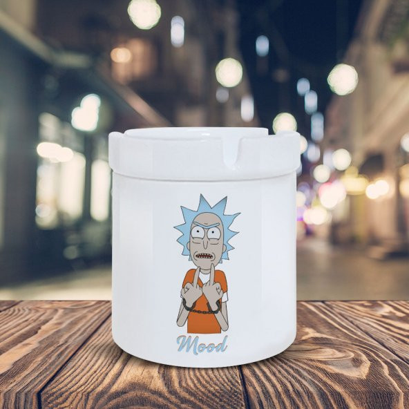 Mood Küllük Rick And Morty Baskılı Kül Tablası K-152