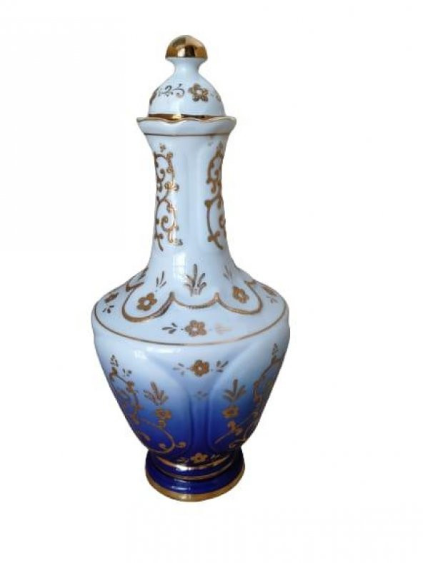 Kütahya Porselen Paşa 25 cm Vazo Kobalt Renk - 2