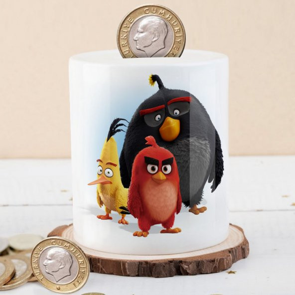 Angry Birds Şaşkın Dost Kuşlar Para Birikim Kumbarası-story-mage