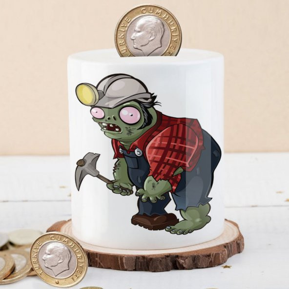 Madenci Zombi Plants vs Zombies Para Birikim Kumbarası-859580