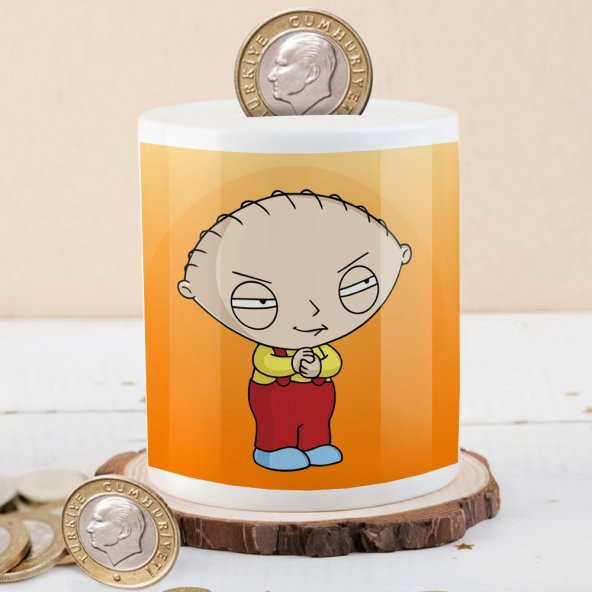 Family Guy Stewie Griffin Para Birikim Kumbarası-S15 Stewie-Gr