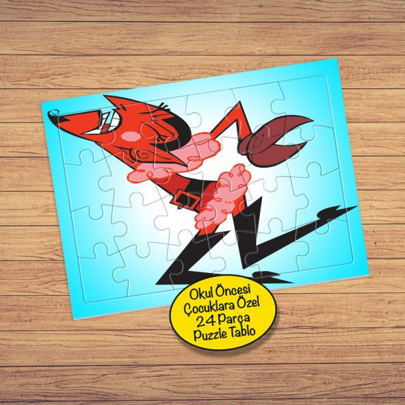 Powerpuff Girls Yengeç El Canavar 24 Parça Puzzle Yapboz Tablo-3