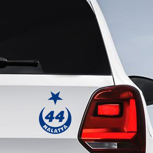 Ay Yıldız Malatya Plakası 44 Sticker, Oto, Araba, Araç, Etiket, Aksesuar - 6