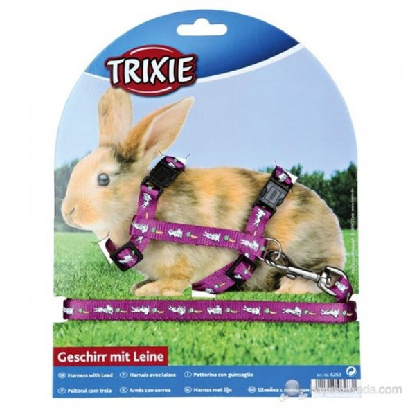 Trixie tavşan göğüs tasma seti 25-44cm/10 mm