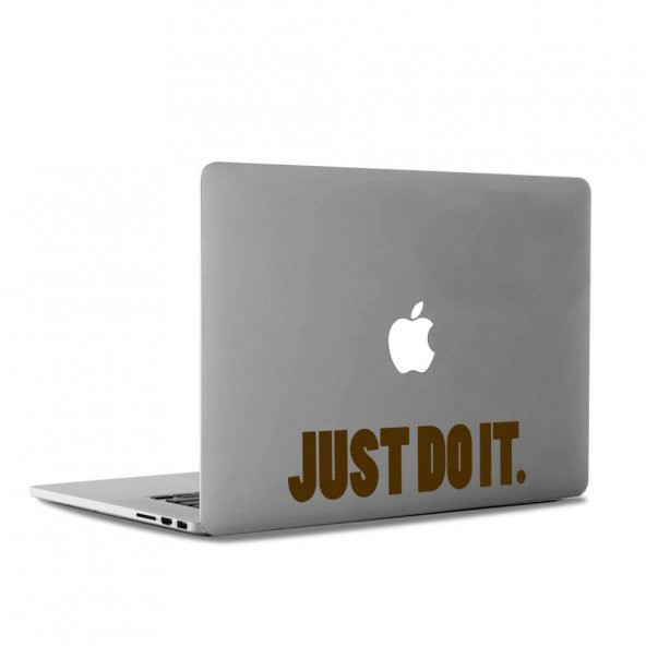 Just Do it. Slogan Dizüstü Laptop, Macbook, ipad Apple, Sticker, Etiket, Çıkartma - 5