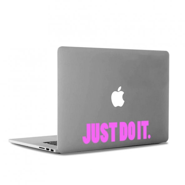Just Do it. Slogan Dizüstü Laptop, Macbook, ipad Apple, Sticker, Etiket, Çıkartma - 8