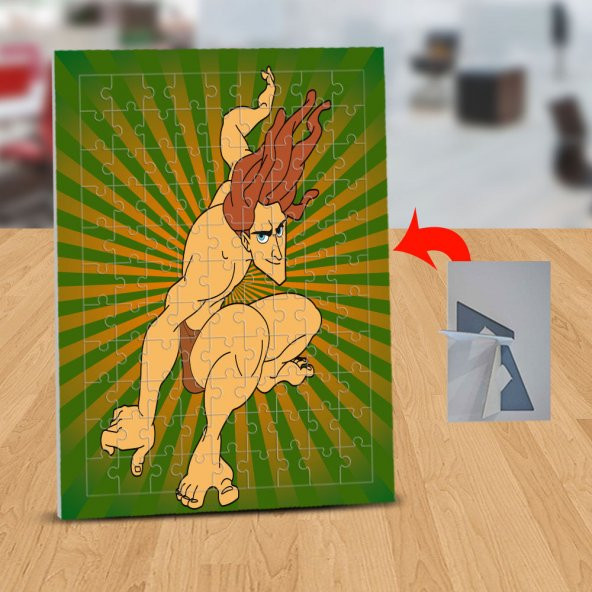 Çılgın Tarzan Çizgi Film 99 Parça Puzzle Yapboz Tablo-Tarzan-01