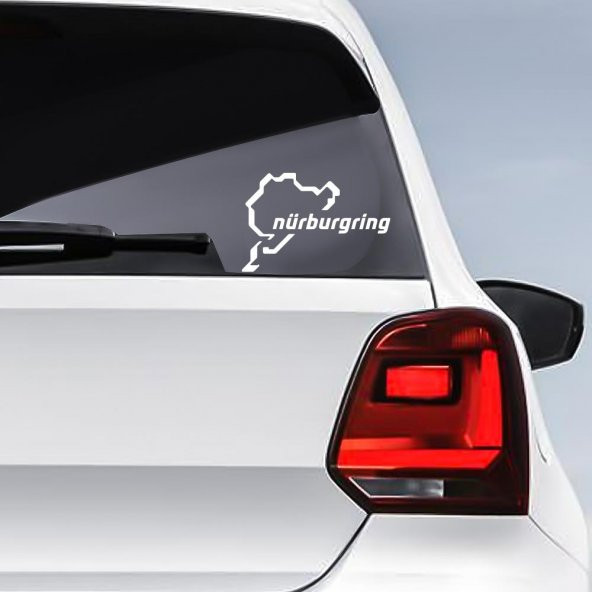 Nürburgring Yarış Pisti Sticker - Araç Oto Araba Etiket, Arma, Aksesuar, Modifiye, Tuning - 3