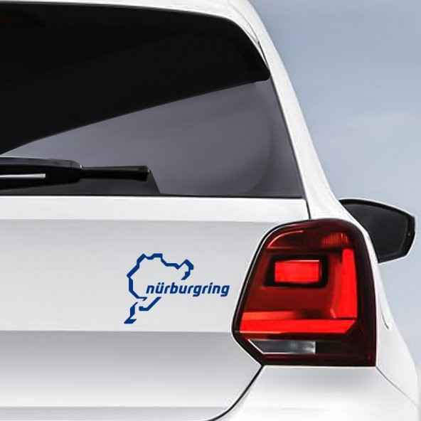 Nürburgring Yarış Pisti Sticker - Araç Oto Araba Etiket, Arma, Aksesuar, Modifiye, Tuning - 6