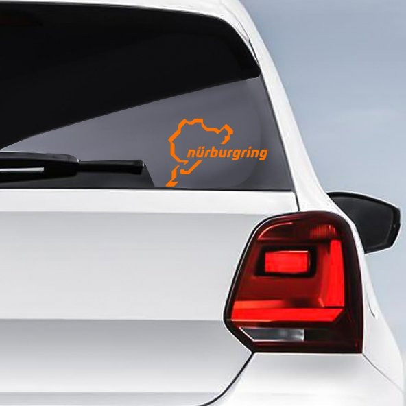 Nürburgring Yarış Pisti Sticker - Araç Oto Araba Etiket, Arma, Aksesuar, Modifiye, Tuning - 10