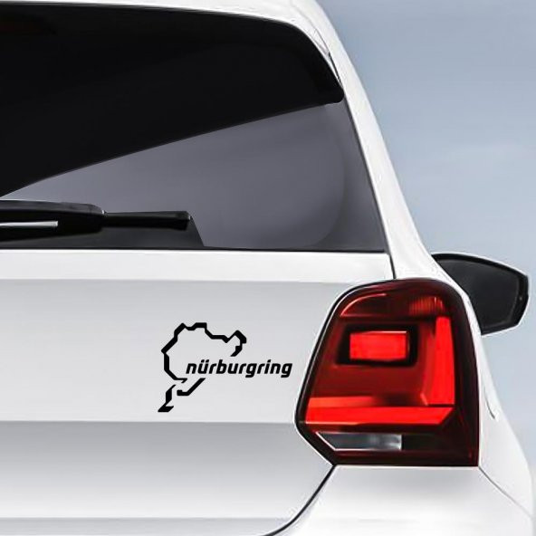 Nürburgring Yarış Pisti Sticker - Araç Oto Araba Etiket, Arma, Aksesuar, Modifiye, Tuning
