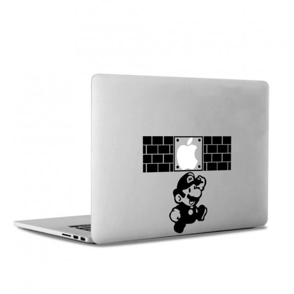 Super Mario Bros Mac Book Laptop Sticker, Etiket, Çıkartma - 10