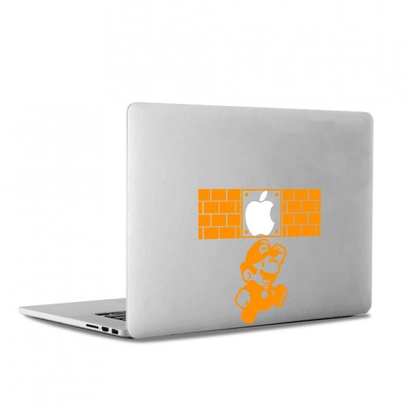 Super Mario Bros Mac Book Laptop Sticker, Etiket, Çıkartma - 11