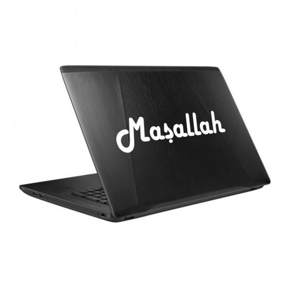 Beyaz Maşallah yazısı Sticker - Araç Oto Araba Etiket, Sticker, Çıkartma - Aksesuar -Modifiye -Arma - 4