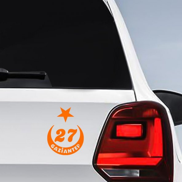 Ay Yıldız Gaziantep Plakası 27 Sticker, Oto, Araba, Araç, Etiket, Aksesuar - 8
