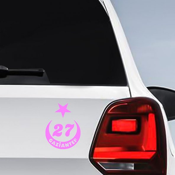 Ay Yıldız Gaziantep Plakası 27 Sticker, Oto, Araba, Araç, Etiket, Aksesuar - 10